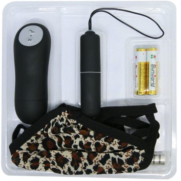 BAILE - THONG WITH VIBRATING BULLET AND CONTROL 6